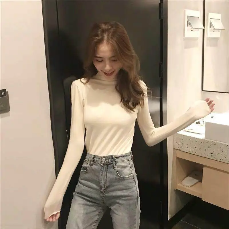 Long-sleeve Sweater Top Women's Inner Wear Winter Wear - Image 7