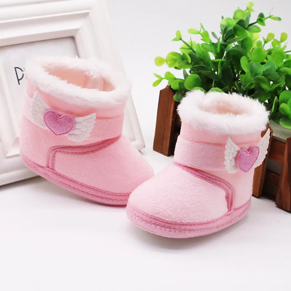 Newborn Baby Boots 0-1 Year High Top Velvet Padded Snow Boots