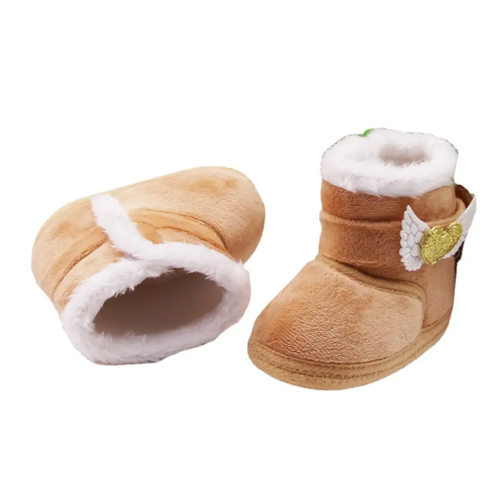Newborn Baby Boots 0-1 Year High Top Velvet Padded Snow Boots