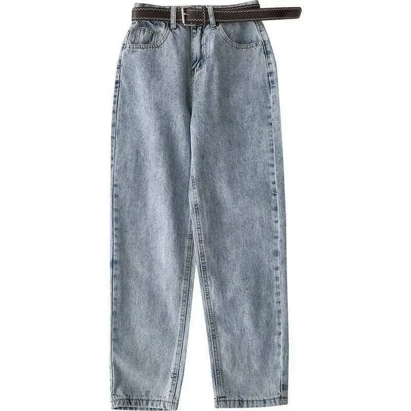 Black Slimming High Waist Denim Pants Women 2020 - Image 8