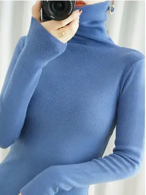 2025 Korean Style Pink Knitted Pullover with Collar - Image 10