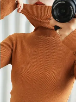 2025 Korean Style Pink Knitted Pullover with Collar - Image 8