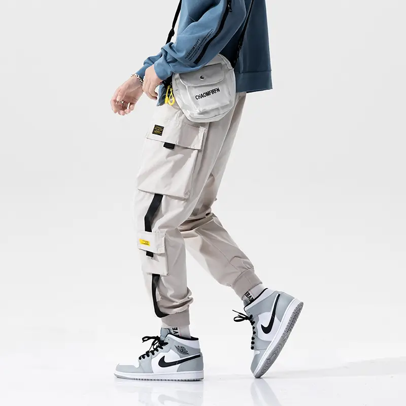 Men's Shadowless Wall Pants Net Casual Spring Overalls - Image 5