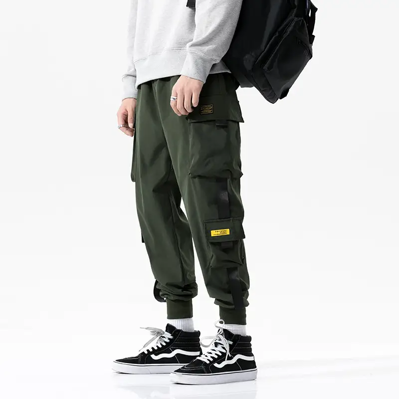 Men's Shadowless Wall Pants Net Casual Spring Overalls - Image 6