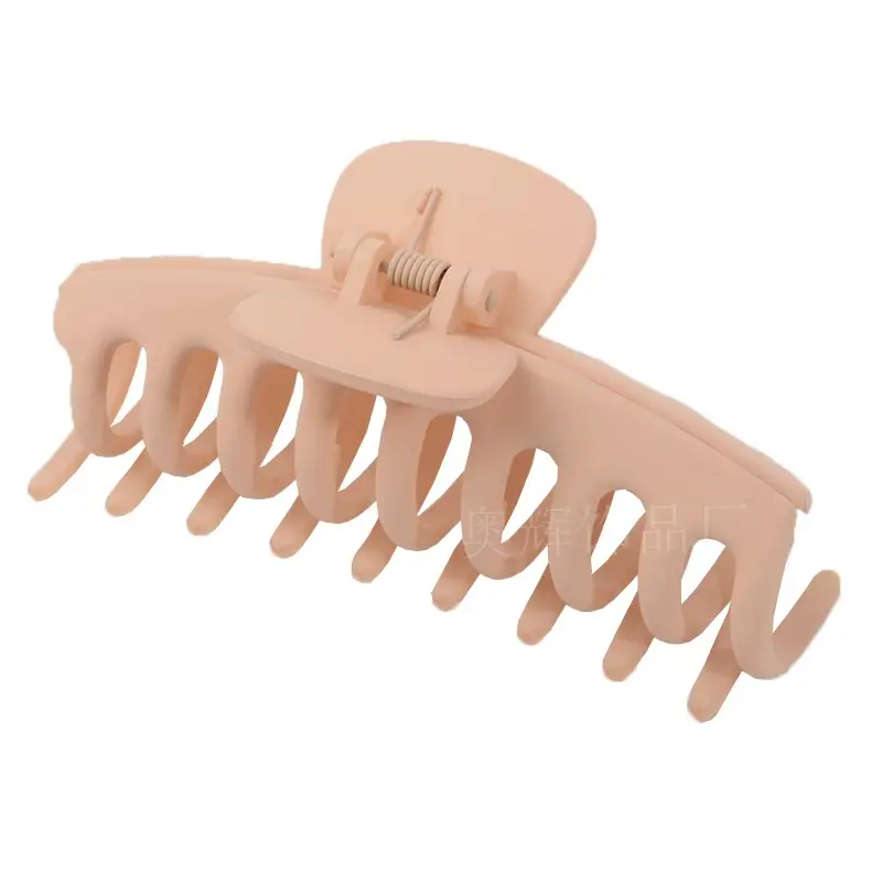 Orange Large Hair Clip with 7 Slots for Easy Application — feature 3