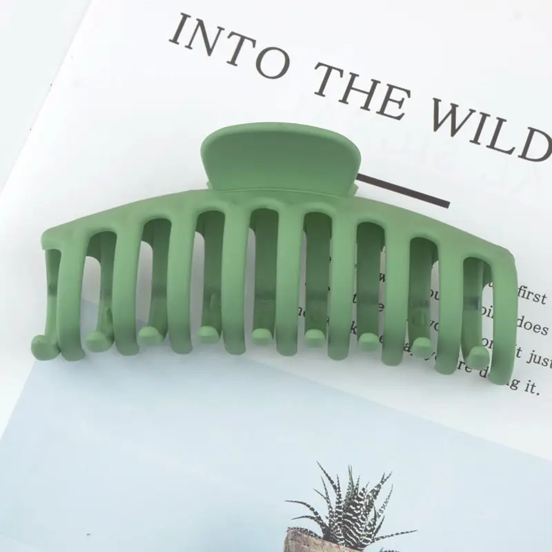 Orange Large Hair Clip with 7 Slots for Easy Application — feature 6