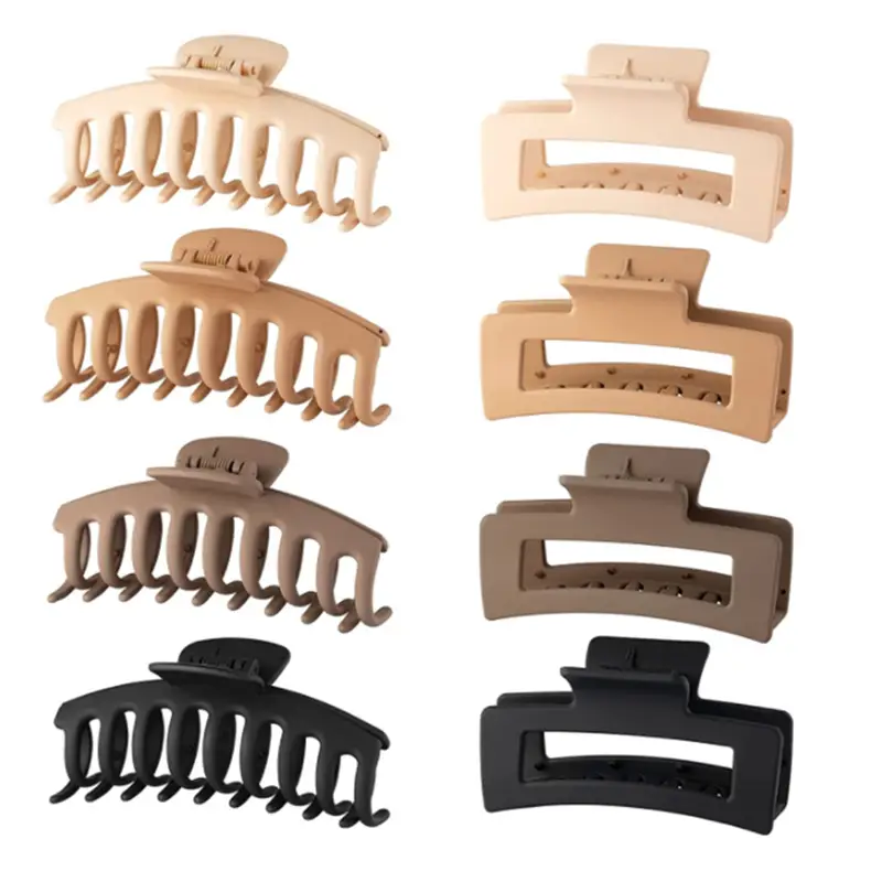 Orange Large Hair Clip with 7 Slots for Easy Application — feature 8