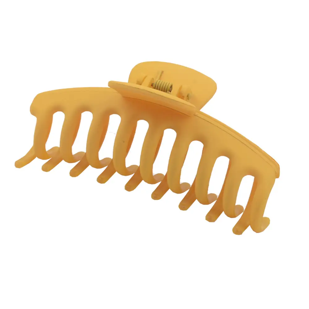 Orange Large Hair Clip with 7 Slots for Easy Application - Image 12