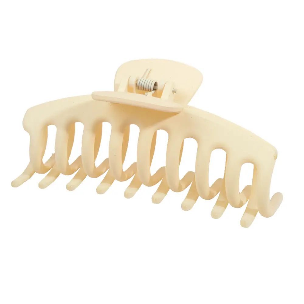 Orange Large Hair Clip with 7 Slots for Easy Application - Image 13