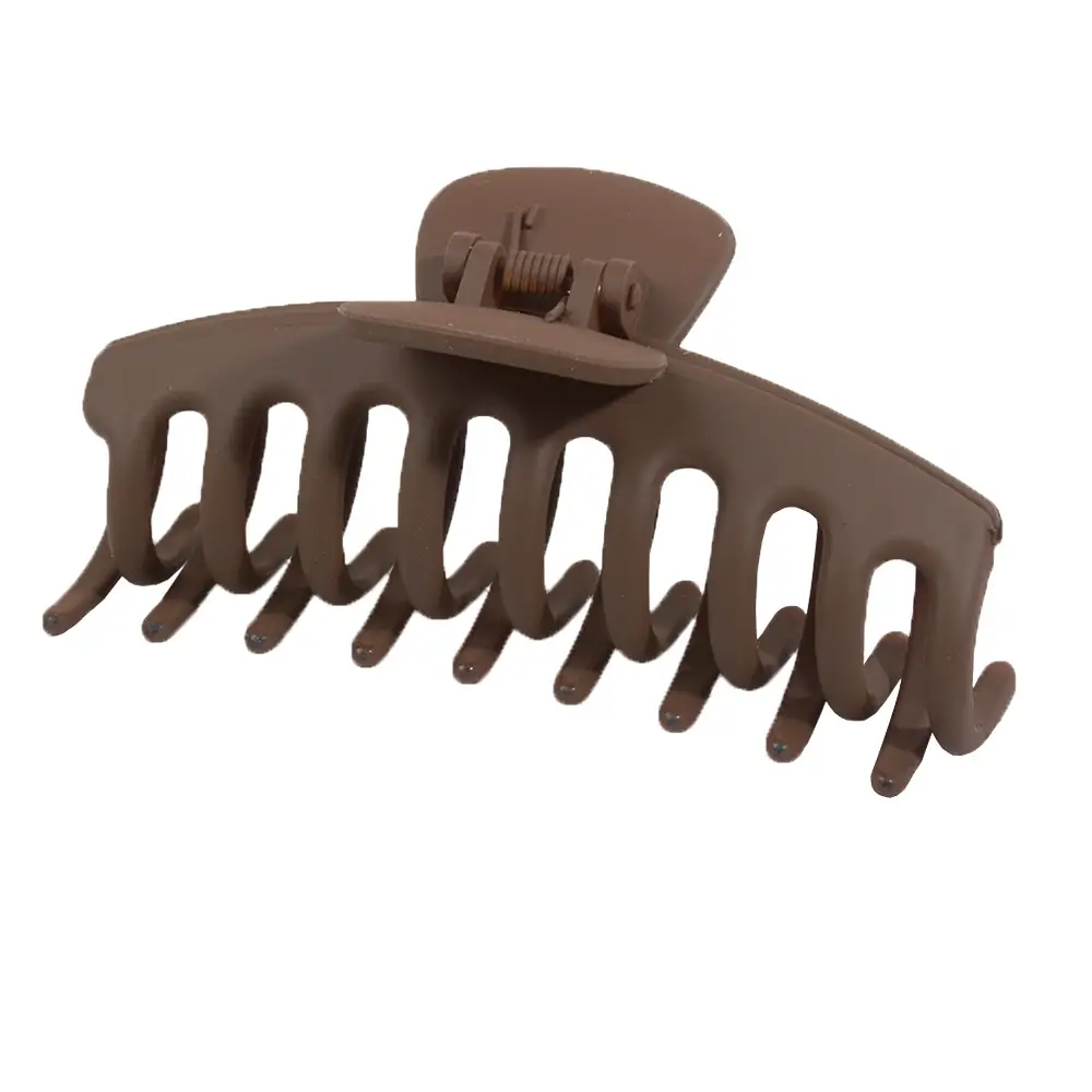 Orange Large Hair Clip with 7 Slots for Easy Application - Image 15