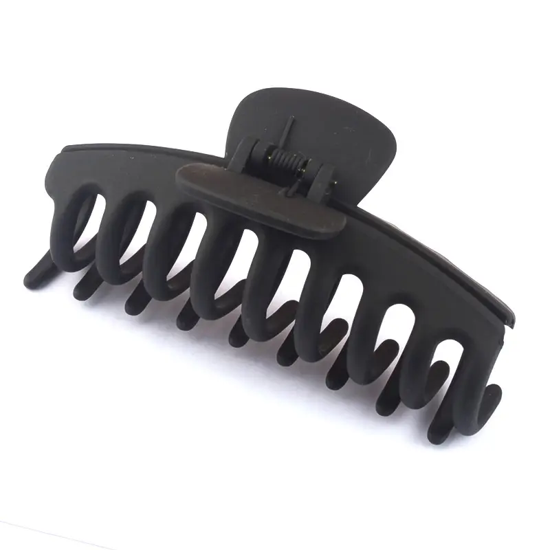Orange Large Hair Clip with 7 Slots for Easy Application - Image 2