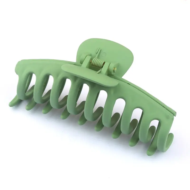 Orange Large Hair Clip with 7 Slots for Easy Application - Image 3