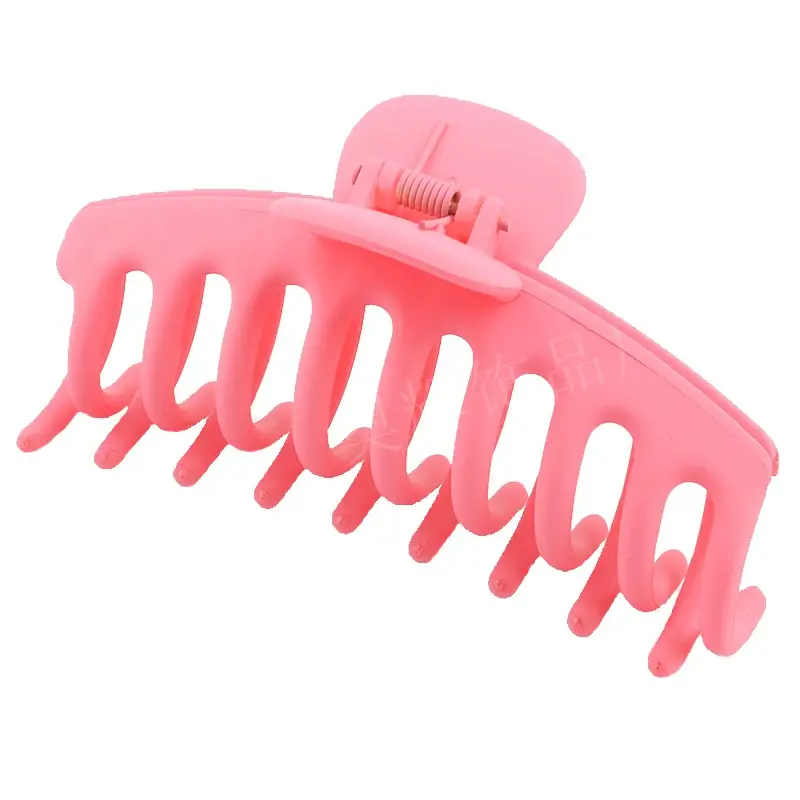 Orange Large Hair Clip with 7 Slots for Easy Application - Image 9