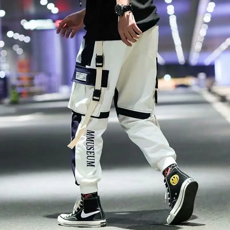 Men's Fleece Lined Sweatpants Black White Grey Winter Warm