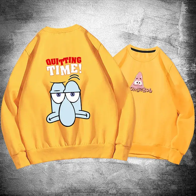 Spongebob Long Sleeve Crewneck Sweatshirt White - Image 14
