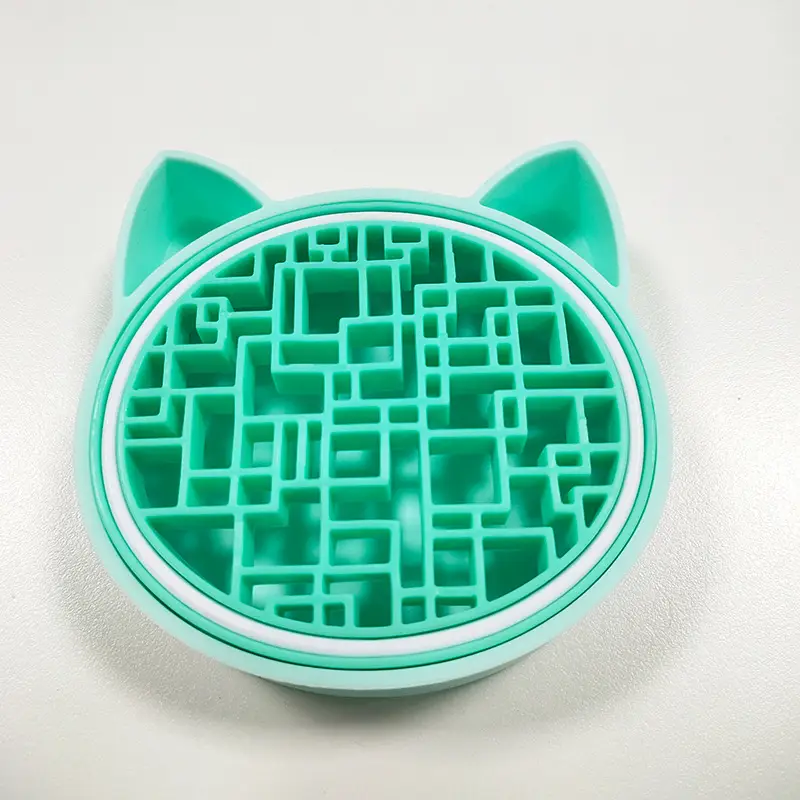 Green Cat-Ears Makeup Brush Storage Box