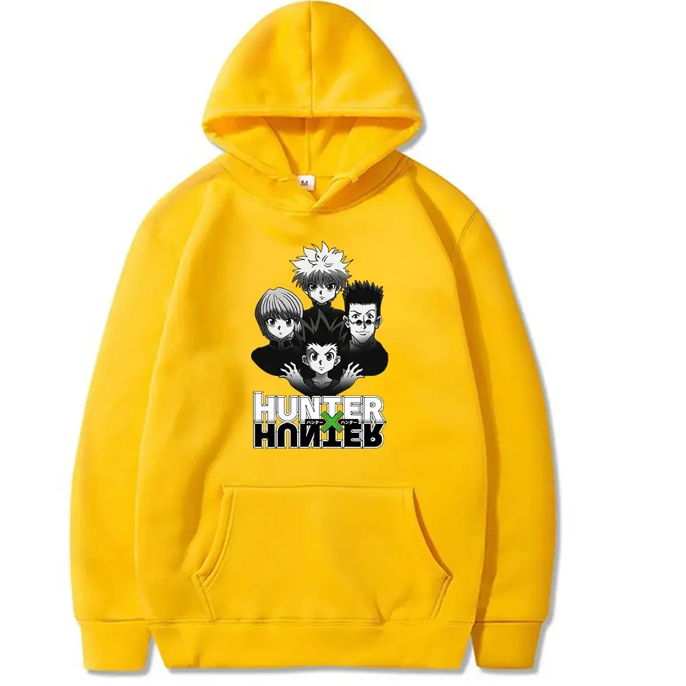 Full-time HUNTER Hooded Hoodie Yellow Men's - Image 11