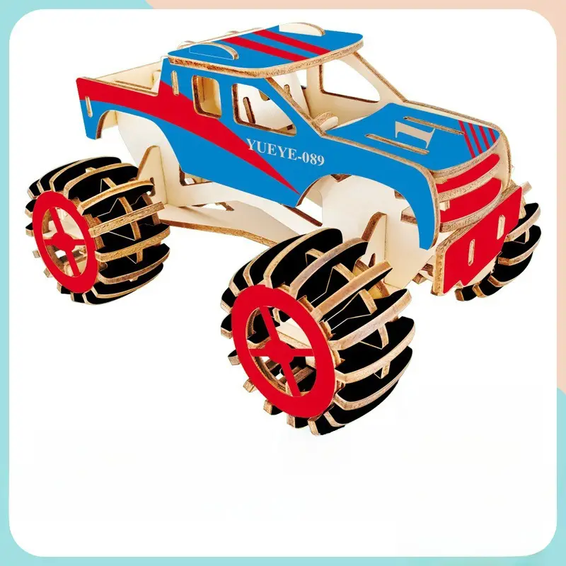 3D Wooden Puzzle House for Kids Educational Toy - Image 14