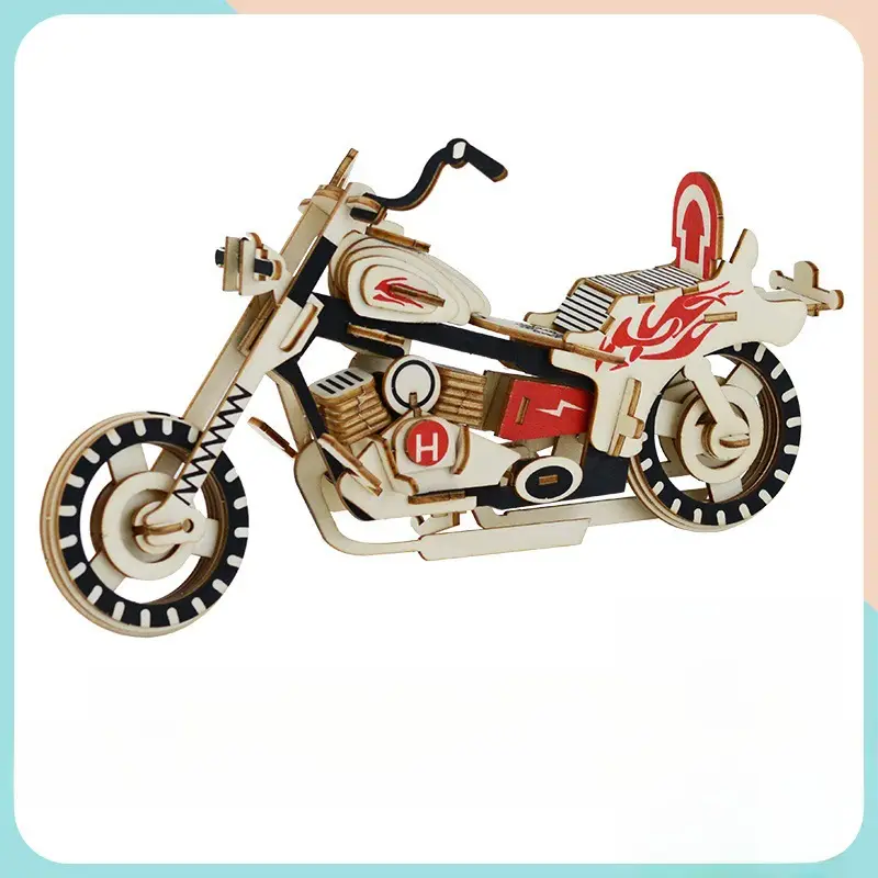 3D Wooden Puzzle House for Kids Educational Toy - Image 19