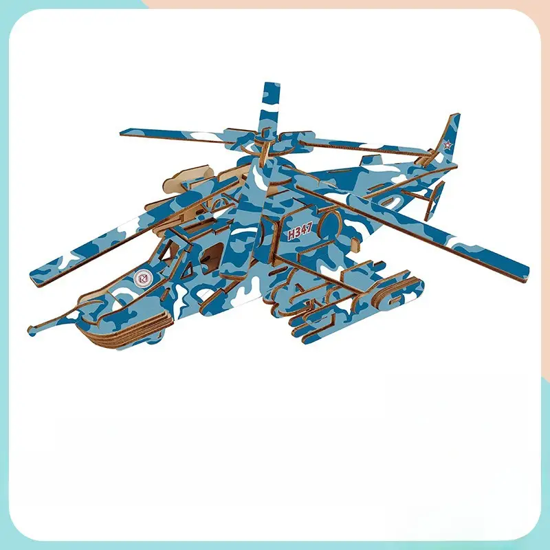 3D Wooden Puzzle House for Kids Educational Toy - Image 20