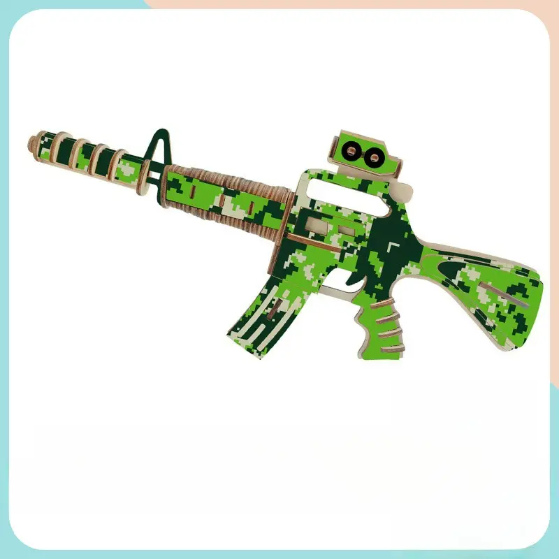 3D Wooden Puzzle House for Kids Educational Toy - Image 23