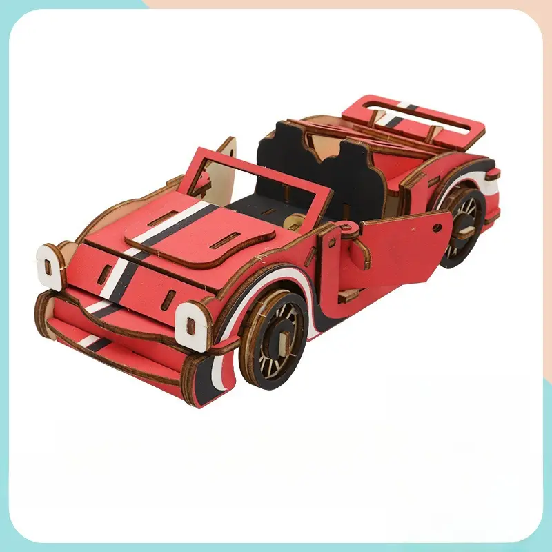 3D Wooden Puzzle House for Kids Educational Toy - Image 24