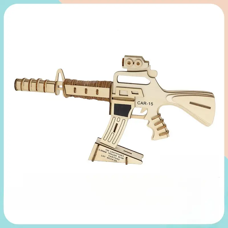 3D Wooden Puzzle House for Kids Educational Toy - Image 35