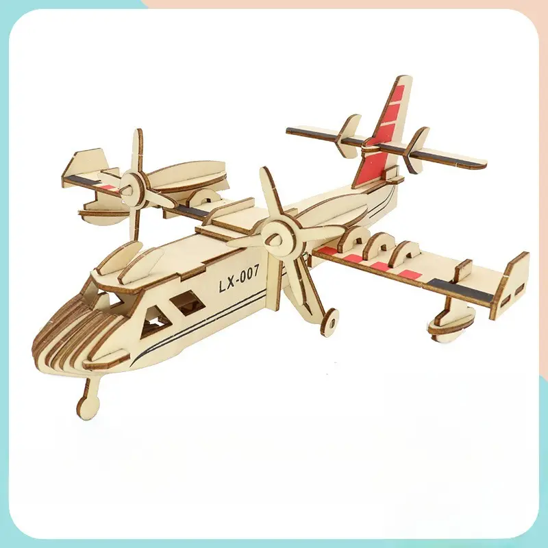 3D Wooden Puzzle House for Kids Educational Toy - Image 38