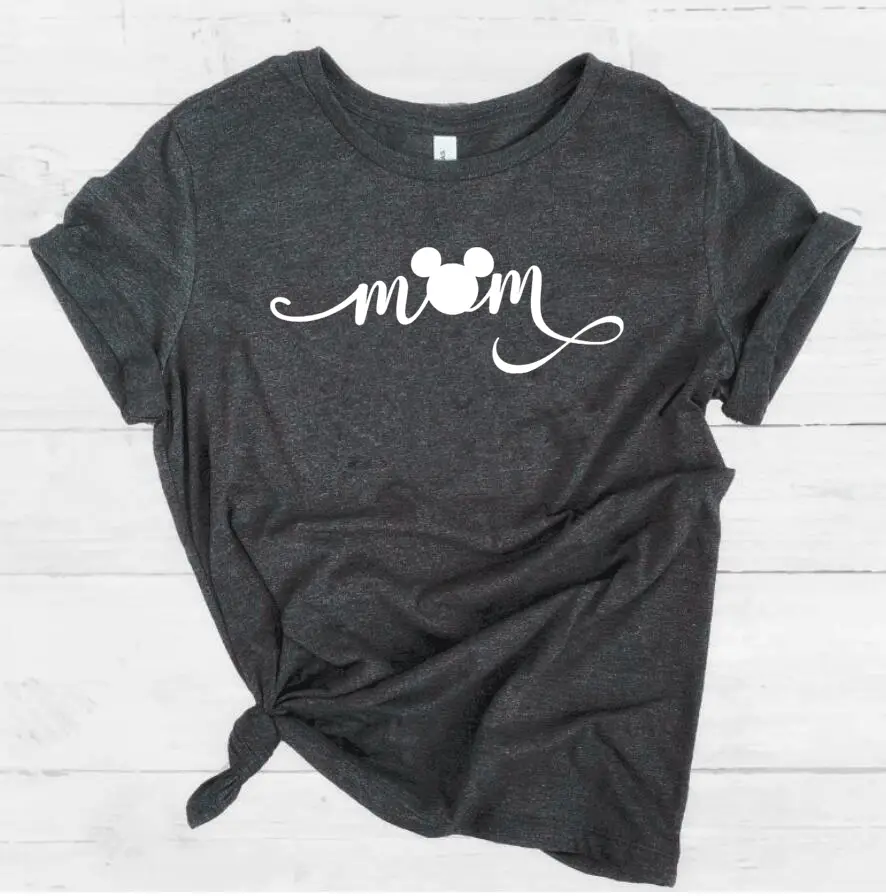 Pink Mom Design Short Sleeve T-Shirt for Women - Image 9