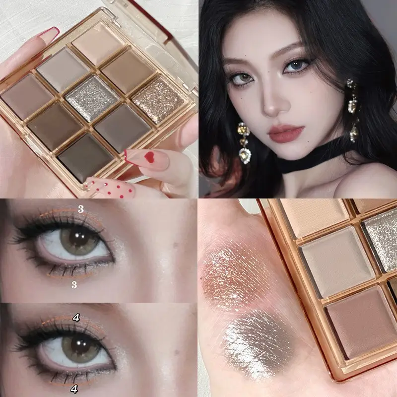 Coco Veins Dikalu Sunset Nine-Color Eye Shadow Palette - Image 10