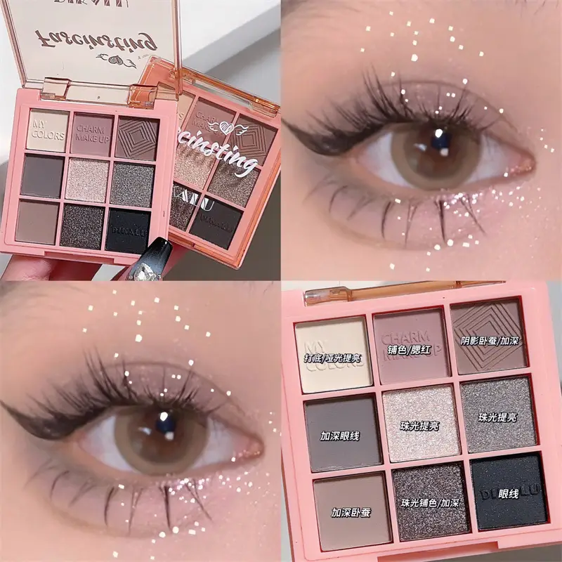 Coco Veins Dikalu Sunset Nine-Color Eye Shadow Palette - Image 15