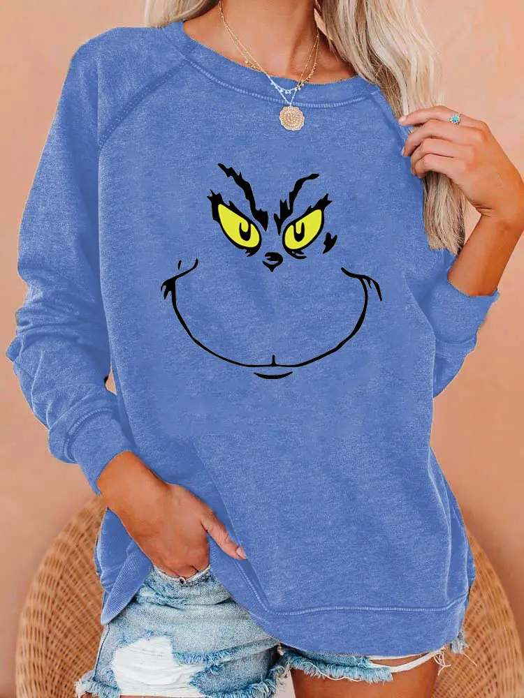 2022 Grinch Christmas Sweater Monster Design Maroon - Image 7