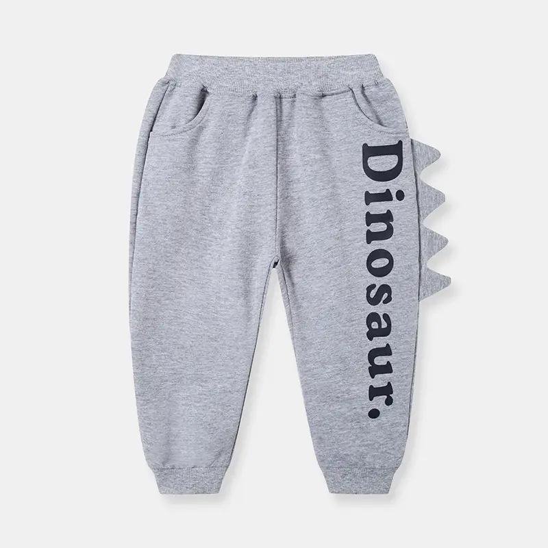 Dinosaur Printed Green Sweatpants for Boys Girls