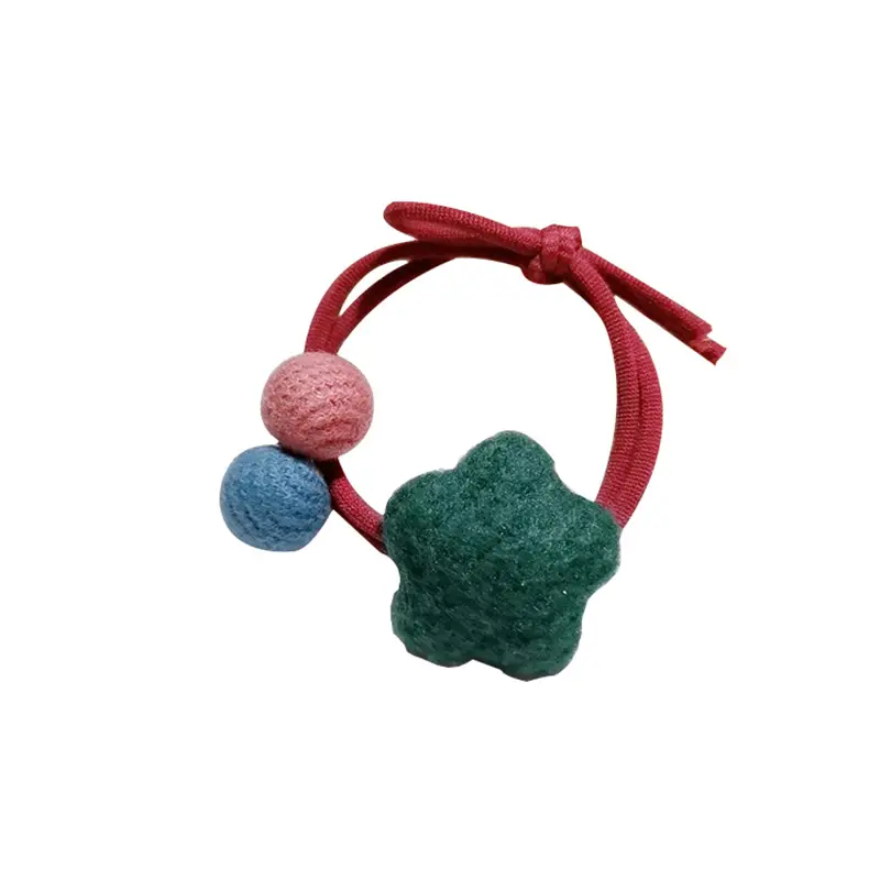 Candy Color Sheep Sticky Hair Rubber Band Tie Head Mori Head Rope High Elastic - Image 7