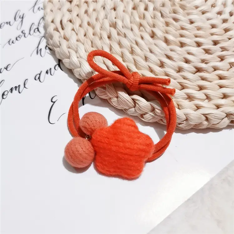 Candy Color Sheep Sticky Hair Rubber Band Tie Head Mori Head Rope High Elastic - Image 2