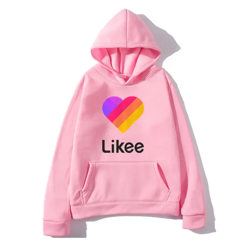 Pink Likee Heart Hoodie for Men Women Casual Hoodie - Image 19