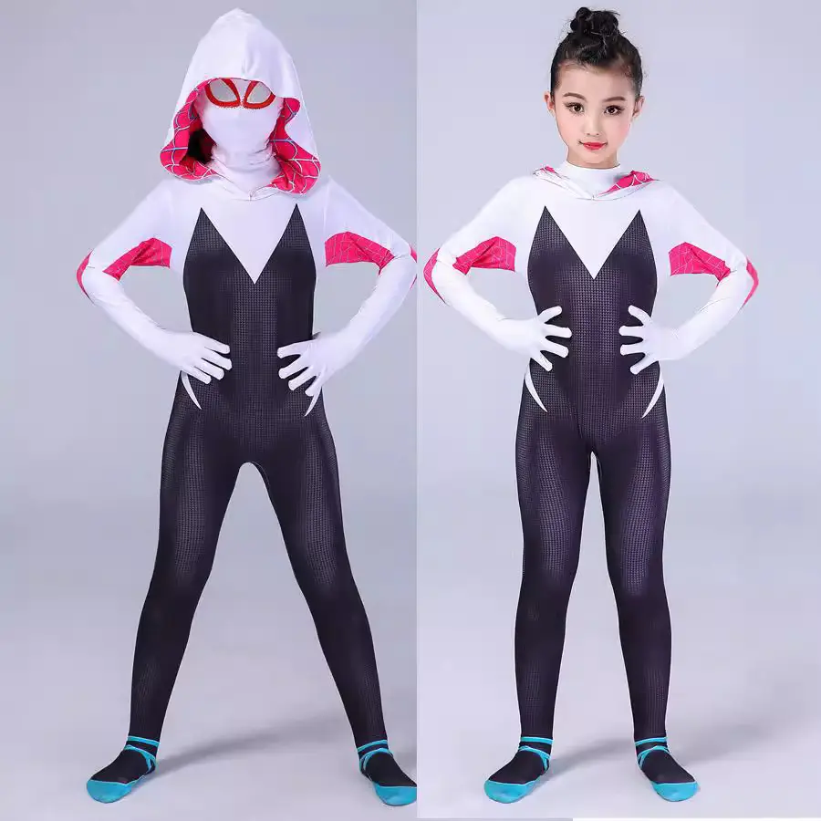 Halloween Spider Man Costume Spider Woman Leotard - Image 7