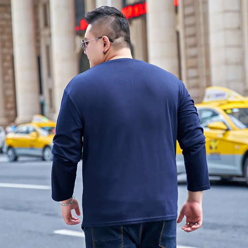 Men's Navy Blue Chubby T-Shirt Extra Large - Image 3