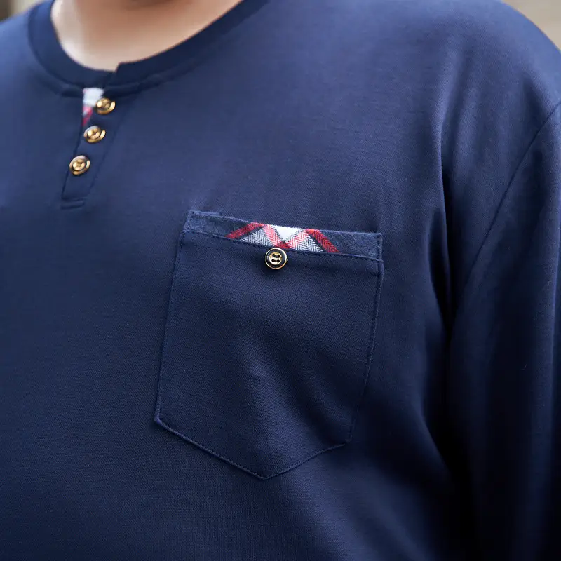 Men's Navy Blue Chubby T-Shirt Extra Large - Image 5