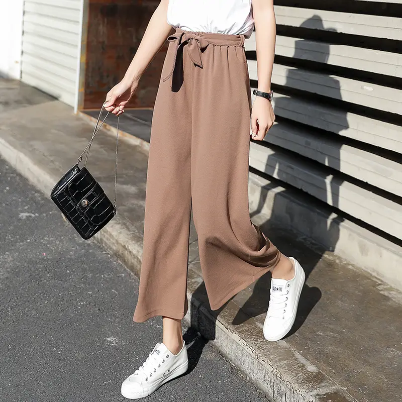 Wide Leg Pants for Women Brown 2026 Spring - Image 5