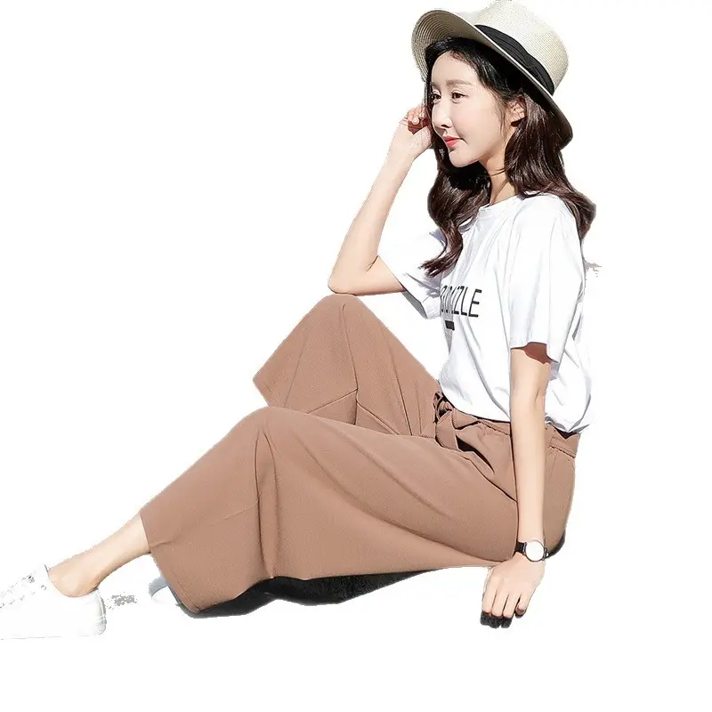 Wide Leg Pants for Women Brown 2026 Spring - Image 8