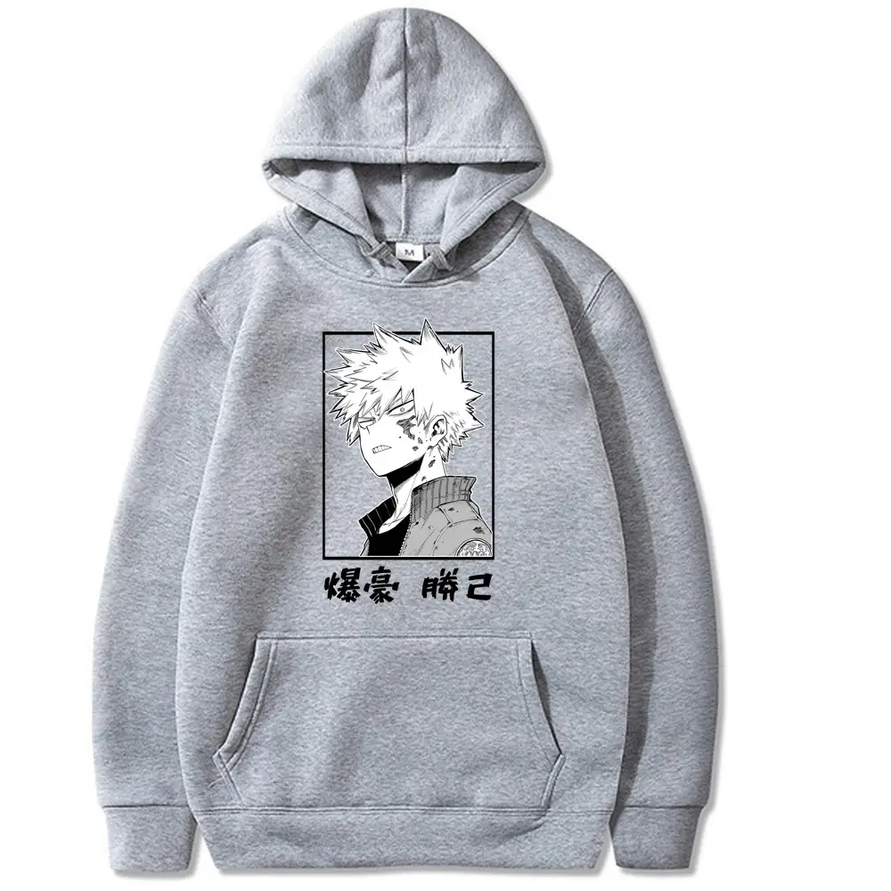 Red Hooded Sweatshirt My Hero Academia Boku Design for Men - Image 10