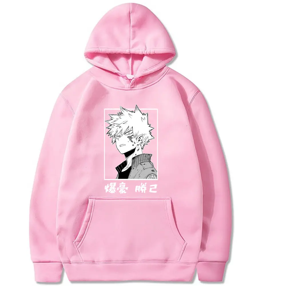 Red Hooded Sweatshirt My Hero Academia Boku Design for Men - Image 12