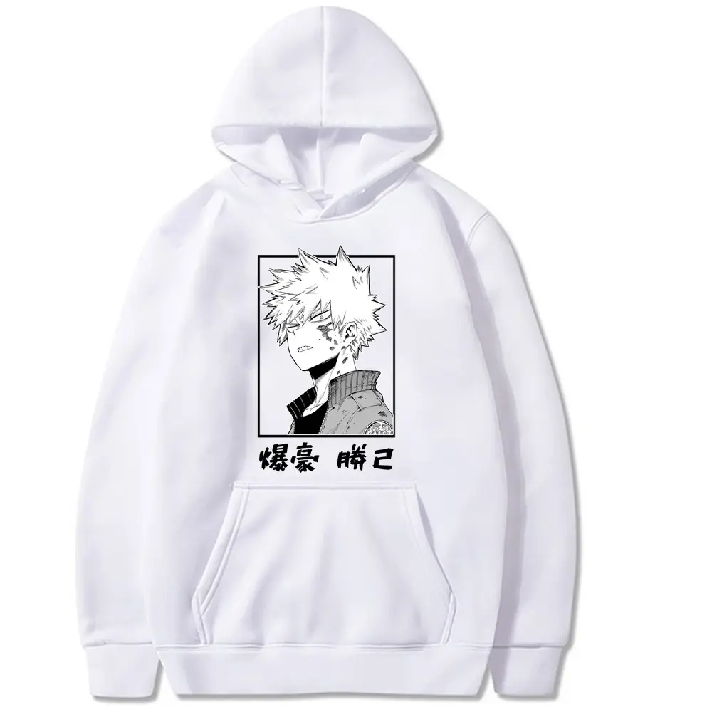 Red Hooded Sweatshirt My Hero Academia Boku Design for Men - Image 7