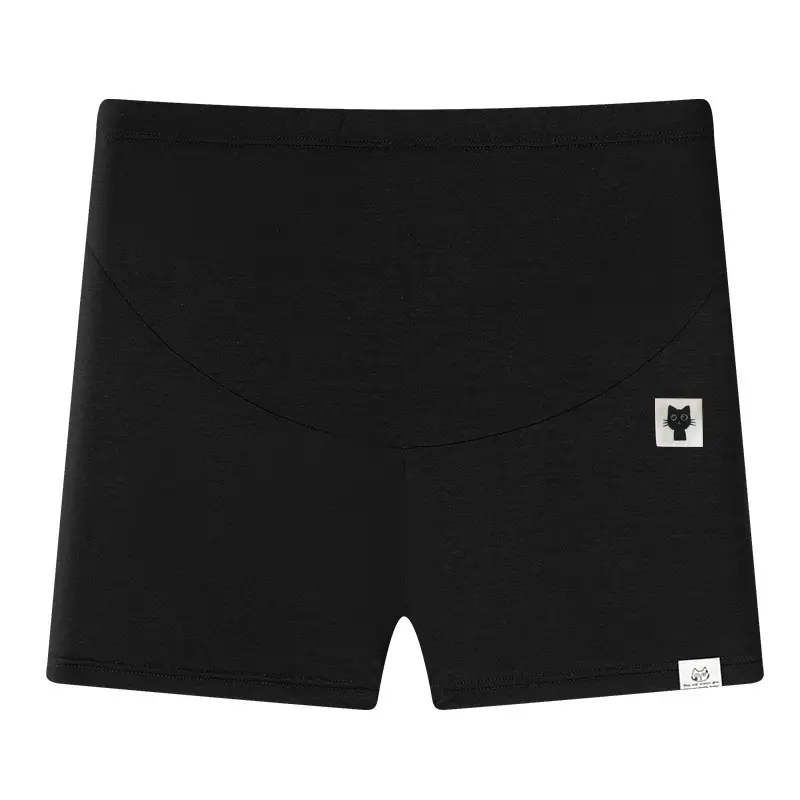 Black Modal Comfortable Shorts for Women - Image 5