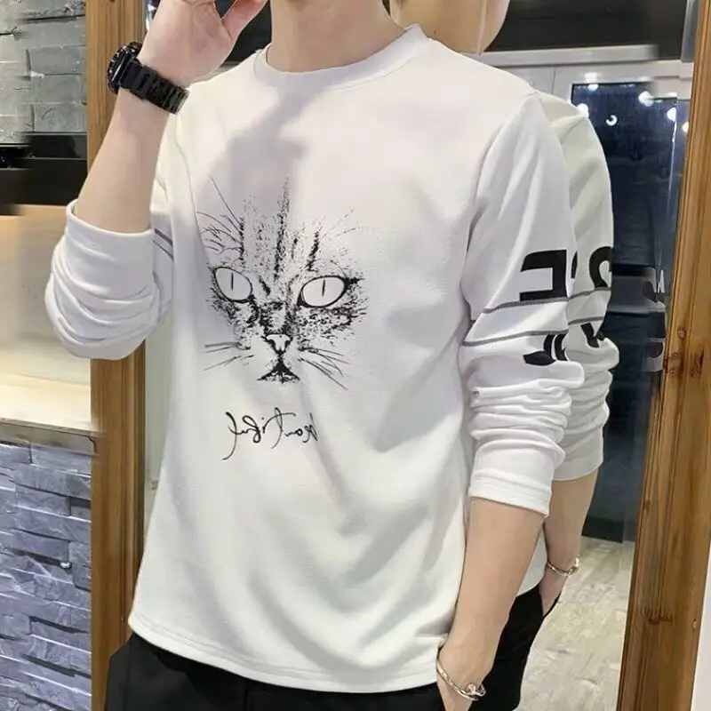 Yellow Korean-style Long Sleeve T-shirt for Boys - Image 6
