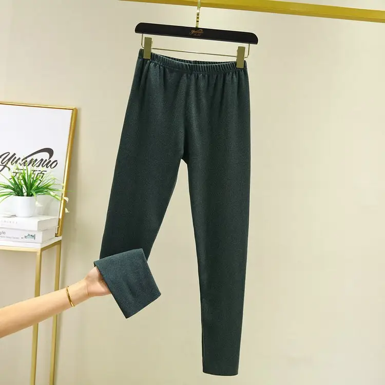 2020 Warm Korean-style Fleece Pants Pink - Image 12