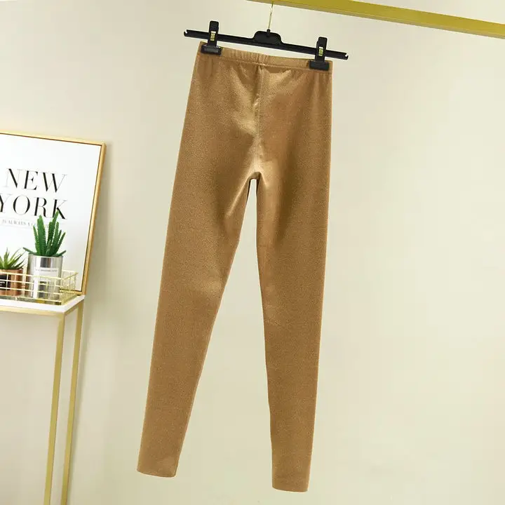2020 Warm Korean-style Fleece Pants Pink - Image 15