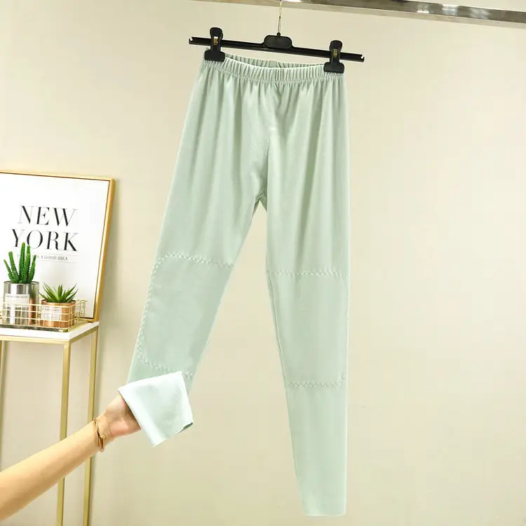 2020 Warm Korean-style Fleece Pants Pink - Image 6
