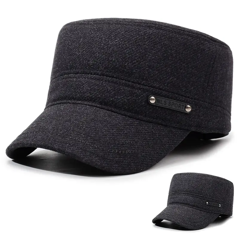 Men's Winter Wool Duck Cap Ear Protection Warm Cap Clothing Accessories